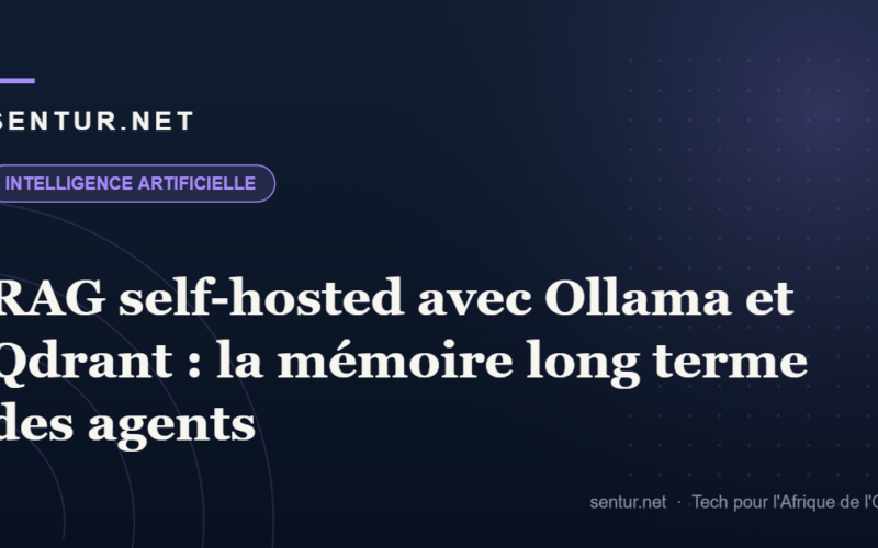 RAG self-hosted avec Ollama et Qdrant : la mémoire long terme des agents